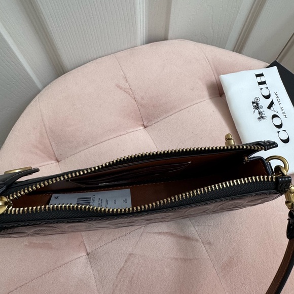 Coach Penn Shoulder Bag Black Patent - Picture 10 of 15